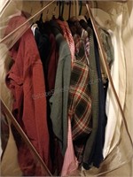 Men's Clothing - Portable Closet Contents XL, XXL