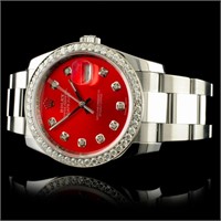 1.35ct Diamond Rolex DateJust 36MM Watch