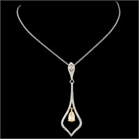 0.9ctw Diamond Pendant in 18K Gold