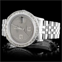 36mm Diamond Rolex SS DateJust Watch