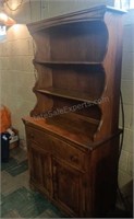 Two Piece Wood Hutch