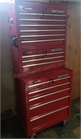 Large Craftsman Quiet Glide Tool Chest w Contents