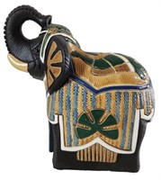 Elephant Ceramic Figurine