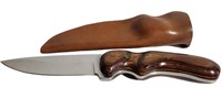 Wood Handle Buck Knife