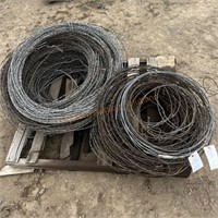 Pallet Lot of Barb Wire