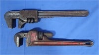 14" Ridgid Pipe Wrench, 14" Pipe Wrench-made in