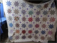 Quilt 76x88 Machine & Handstitched & Coverlet