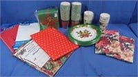 Unopened Christmas Paper Products-Cups, Plates,