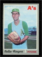 1970 TOPPS BASEBALL #502 ROLLIE FINGERS - OAK. A'S