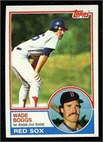 1983 TOPPS BASEBALL #498 WADE BOGGS ROOKIE - NMMT