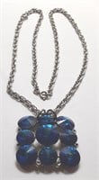 WEISS BLUE STONE NECKLACE