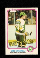 1981 OPC HOCKEY #161 DINO CICCARELLI ROOKIE CARD