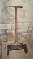 Vintage Wood Handle Rotary Push Mower 22x15x52