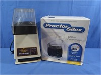 Proctor Silex 12-cup Coffee Maker & Air Popper