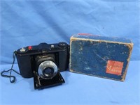 Vintage Ansco Speedex Jr Folding Camera in Box