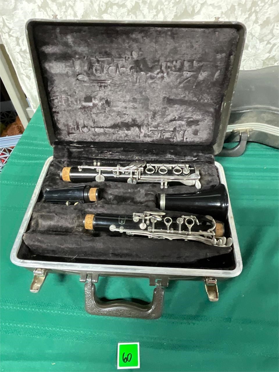 Vtg Violin Kit & Bundy Flute