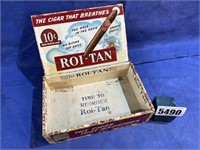 El Roi-Tan Cigar Box, 9"W X 5.5"D X 2.5"T