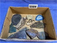 Box of Cut Rocks