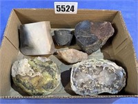 Box of Cut Rocks