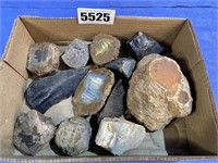 Box of Cut Rocks
