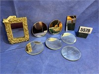 Mini Mirror Collection, 6 Round-3"Diameter, 1