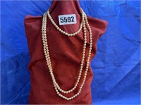 Faux Pearl String, 88"L