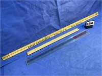 Yard Stick, 18" Westcott Ruler, Draftsman's Rule