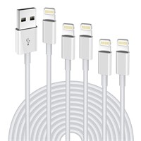NEW $40 5PK Fast Charging Cables 6FT