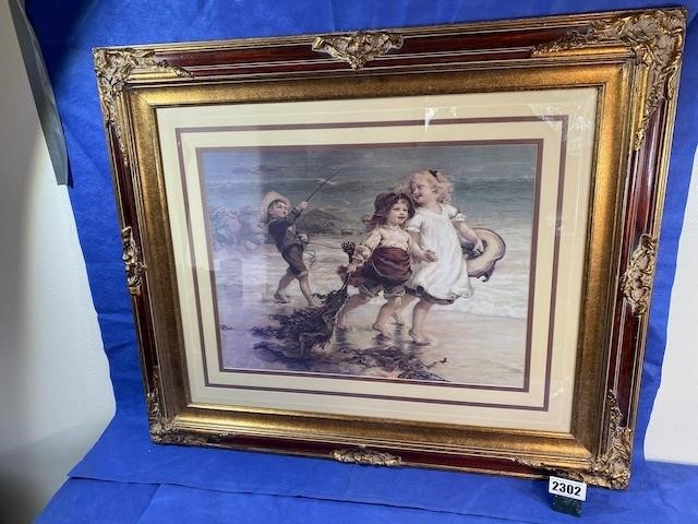 Print By Fred Morgan, Framed & Matted
