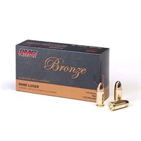 PMC Bronze 9mm Luger Handgun Ammo - 115 Grain | FM