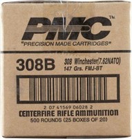 PMC Bronze .308 Winchester Rifle Ammo - 147 Grain