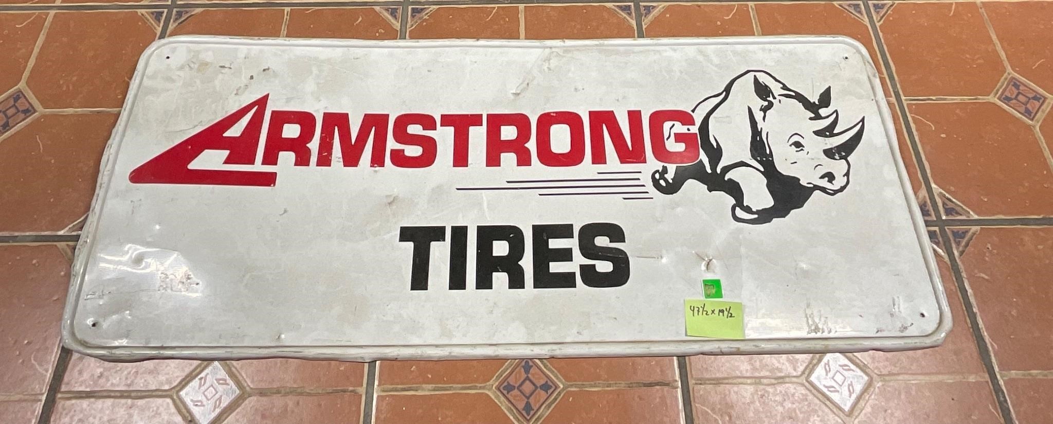 Armstrong Tires Metal Sign