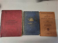 3- Antique Nautical/ Maritime Books