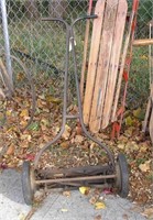 Antique Lakeside nonmotorized push lawn mower