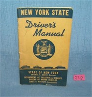 Early New York state driver's manual
