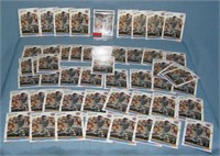 Large collection of David Cone rookie cards