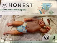 Honest Clean Conscious Diapers Size 3