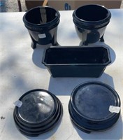 VINTAGE BLACK GLASS