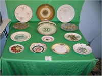 Large collection of decorative and collector plate