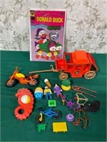 Vtg Donald Duck Comics&misc toys