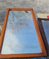 (2) ANTIQUE MIRRORS