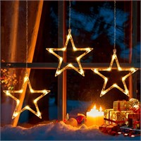 NEW LED 3 Stars Window Curtain Lights