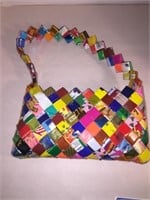 RECYCLED CANDY WRAPPERS HANDBAG