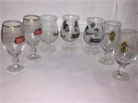WINE GLASSES LOT ~ STELLA ARTOIS, DUVEL, DAAN, & C