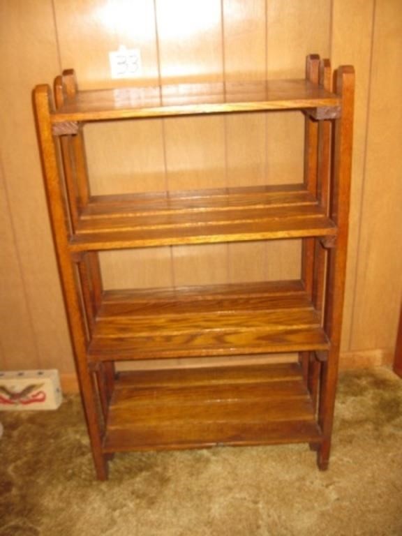 Arts and Crafts Style oak Book Shelves…Measures
