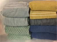 LARGE BATH TOWELS, ASSORTED COLORS & BRANDS, ALL H