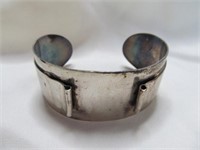 Custom Sterling Silver Watch Cuff Bracelet