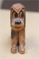 Vintage Wooden Dog