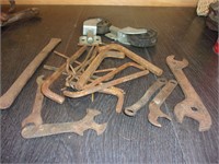 old tools large allen wrenches etc