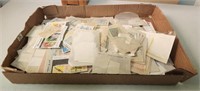 Box of misc stamps